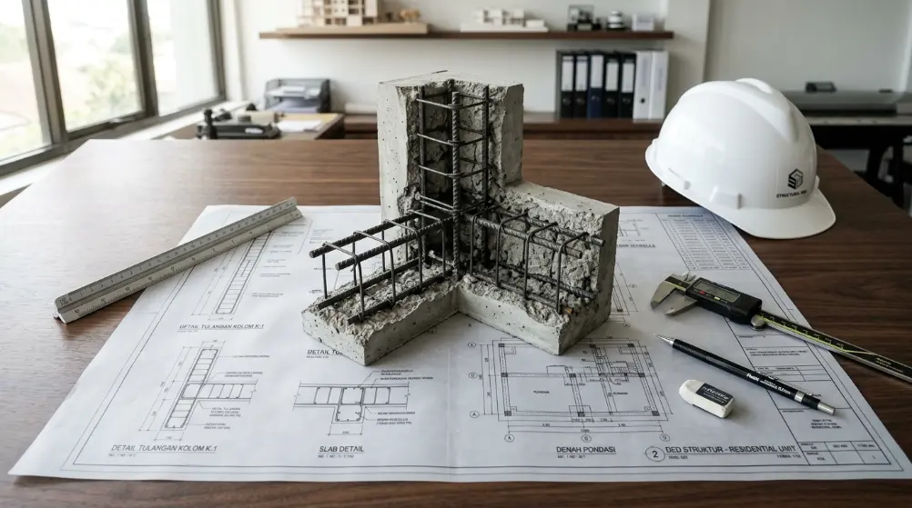 Mengenal Struktur Rangka Beton Bertulang untuk Rumah Tinggal