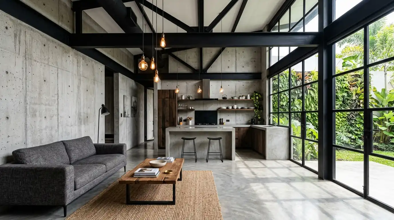 Jasa Desain Rumah Bergaya Industrial, Unik dan Berkarakter